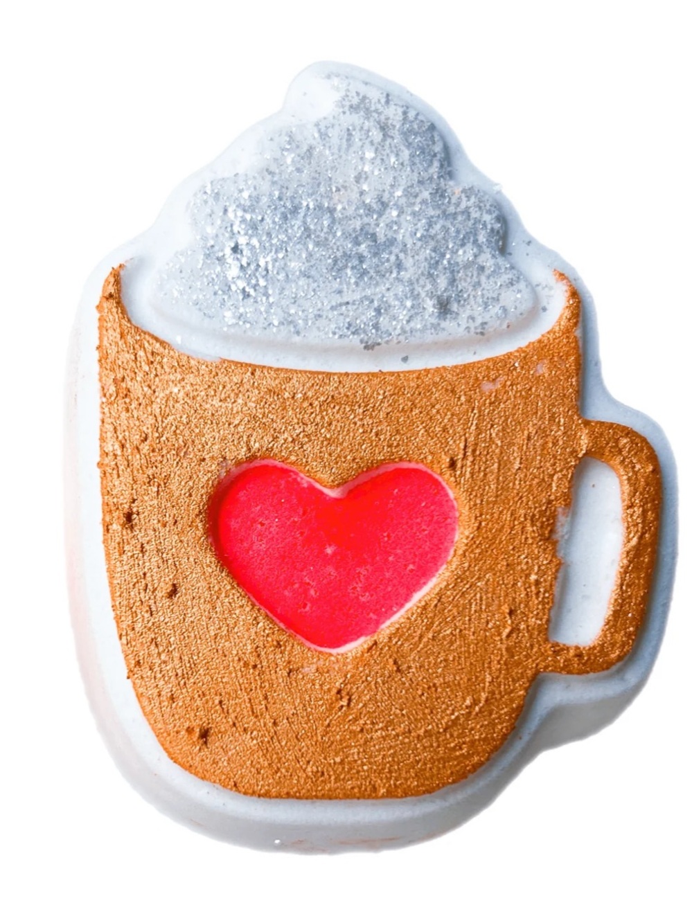 I love you a latte bath bomb